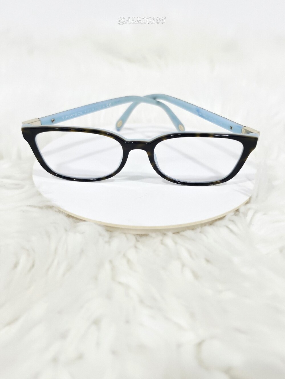 Tiffany & Co TF2094 Blue Tortoise Prescription Eyeglass Frames - Picture 6 of 11